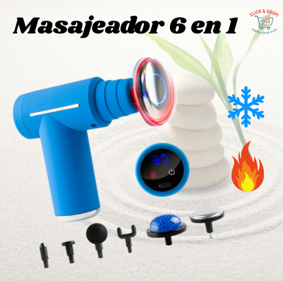 ThermoPulse™ | Masajeador Recargable Dual: Calor 🔥 y Frío ❄️