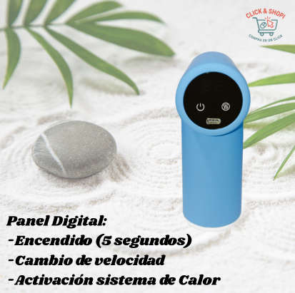 ThermoPulse™ | Masajeador Recargable Dual: Calor 🔥 y Frío ❄️