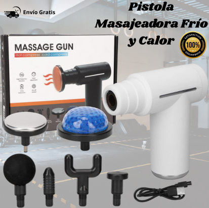 ThermoPulse™ | Masajeador Recargable Dual: Calor 🔥 y Frío ❄️