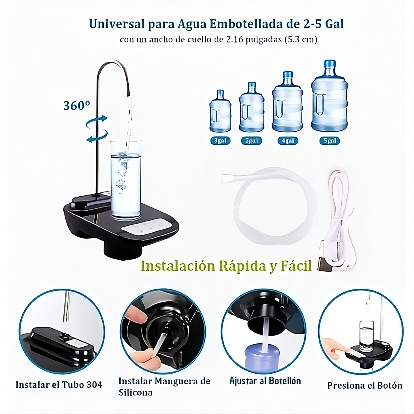 💧AquaSplash™ Dispensador automático de agua