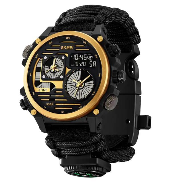 Reloj hombre supervivencia 6 en 1 - Skmei original