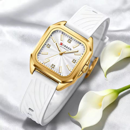 Reloj mujer - Curren 9113 Silicona Original