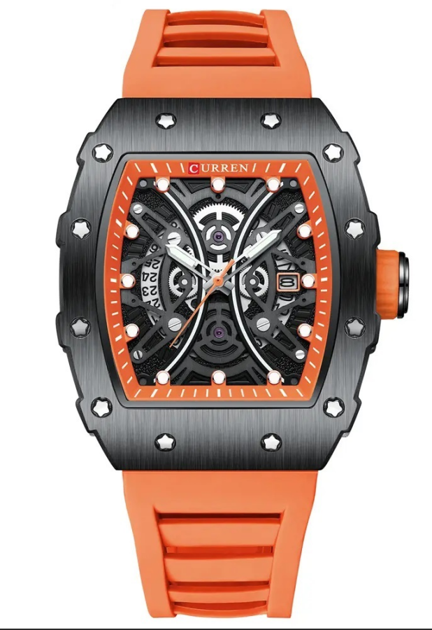 Reloj hombre - Curren 8438 Silicona Original