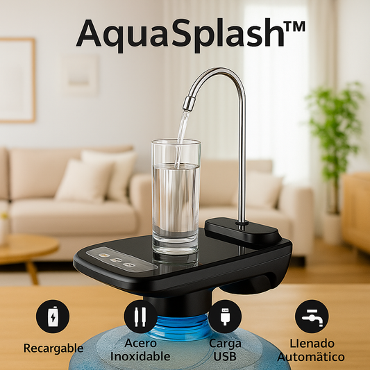 AquaSplash- Dispensador automático de agua con base